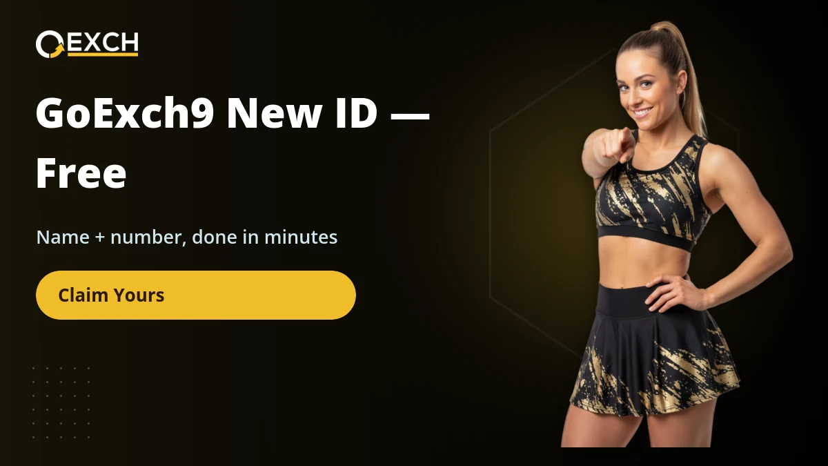 GoExch9 new ID banner with a model pointing at the viewer and a Claim Yours button